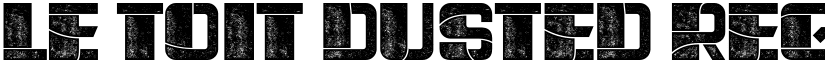 Le Toit Dusted Regular font