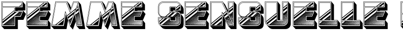 Femme Sensuelle Regular font