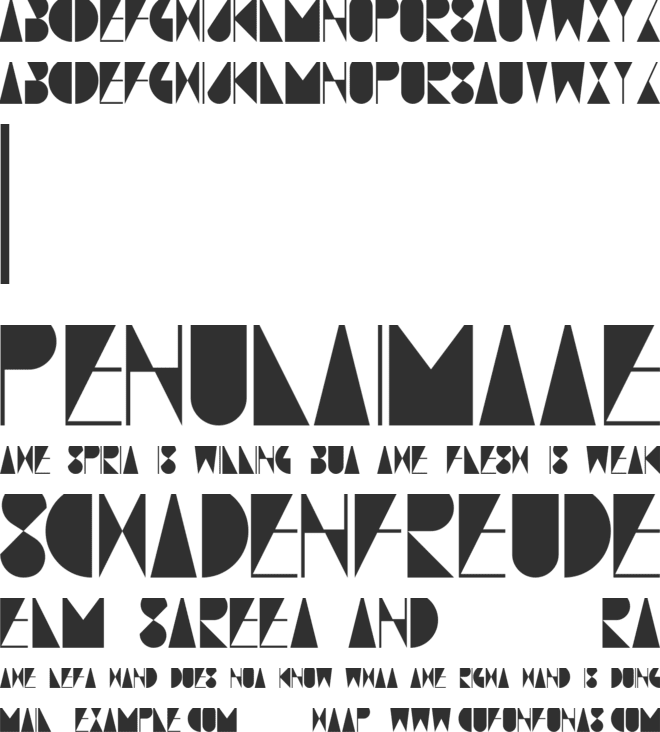FJORD BF font preview