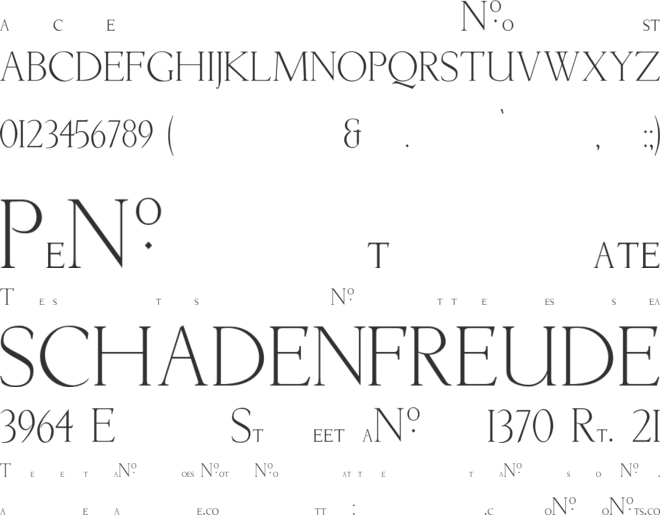 Livia Medium font preview