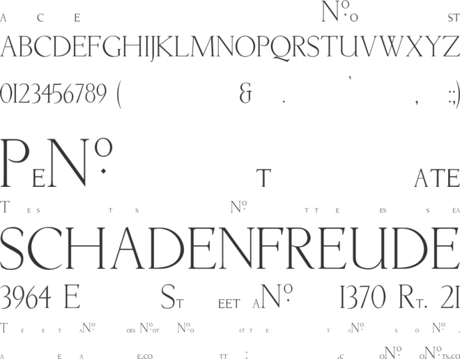 Livia Medium font preview