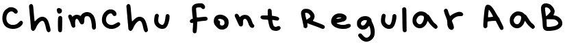 Chimchu Font Regular font