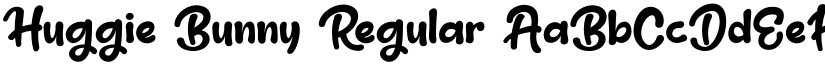 Huggie Bunny Regular font