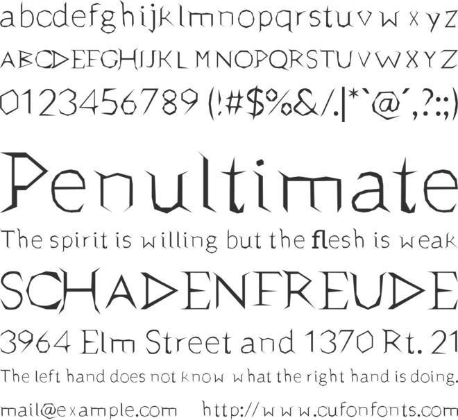 StanleyFont font preview