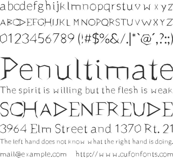 StanleyFont font preview