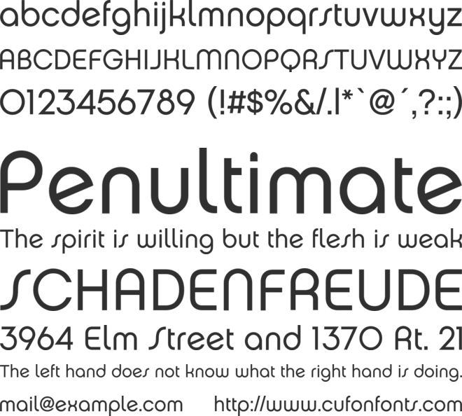 Chalet 1970 font preview