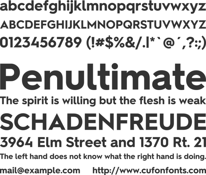 Starz 2016 font preview