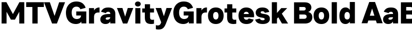 MTVGravityGrotesk Bold font