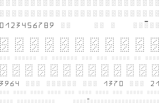 SU Postcode font preview