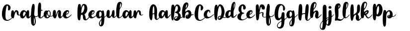 Craftone Regular font