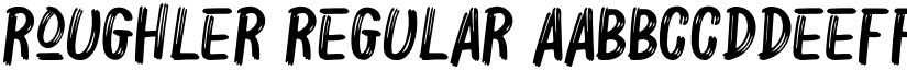 Roughler font download