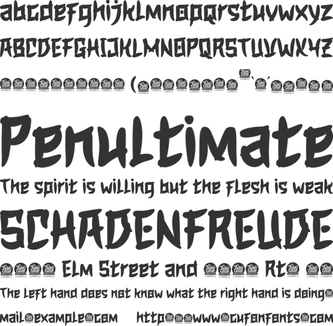 REVOKA font preview