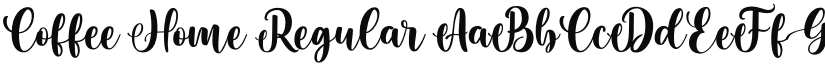 Coffee Home font download