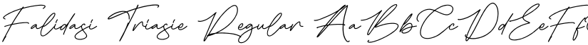 Falidasi Triasie Regular font