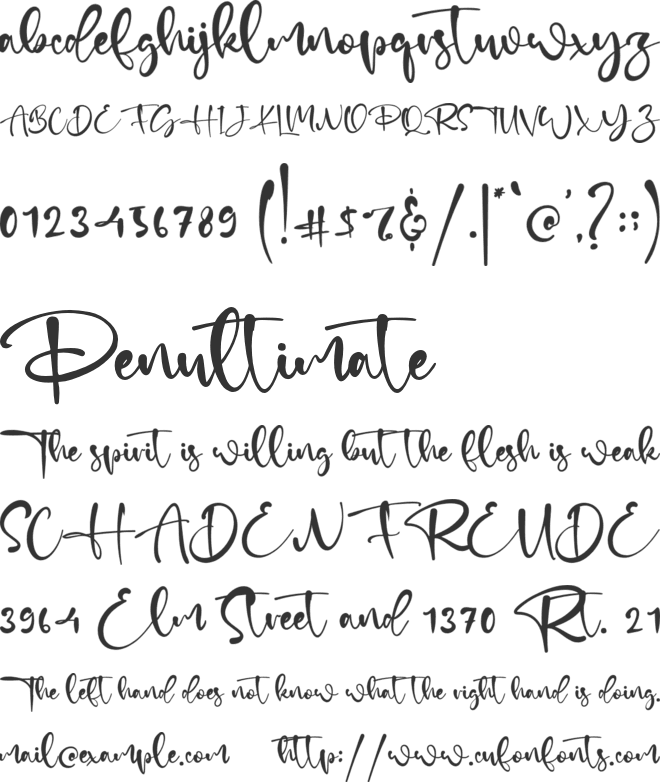 Jhon Hilley font preview