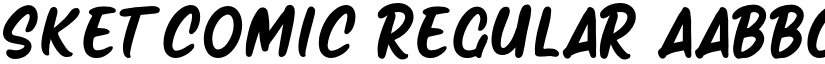 Sketcomic Regular font