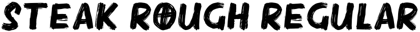 Steak Rough font download