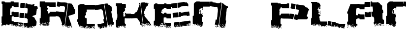 Broken Planet Regular font
