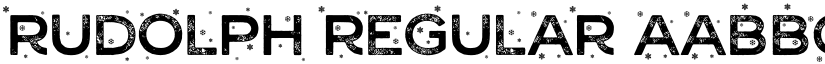 Rudolph font download