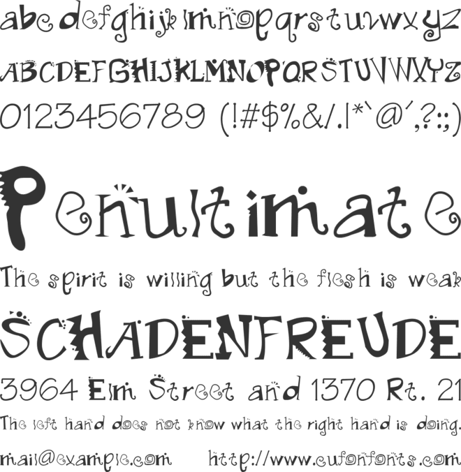 Madfont font preview