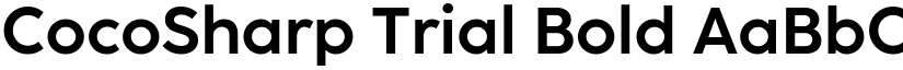 CocoSharp Trial Bold font