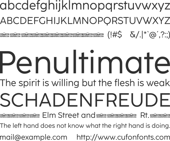 CocoSharp Trial font preview