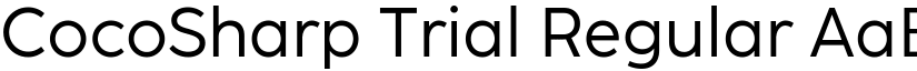CocoSharp Trial Regular font