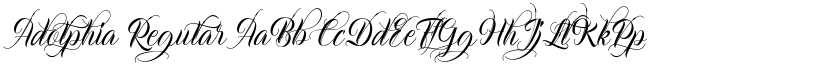 Adolphia Regular font