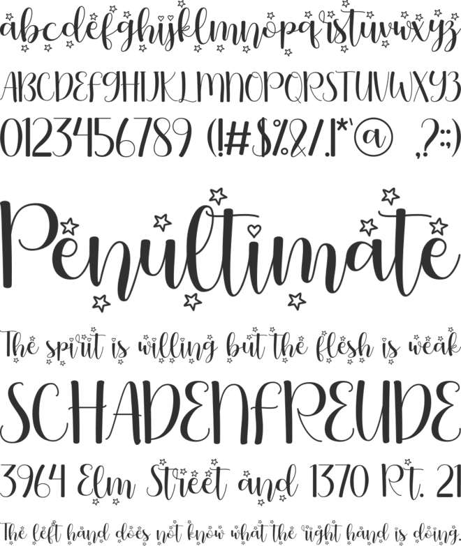 Christmas Bless - Personal Use font preview