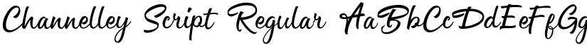 Channelley Script Regular font