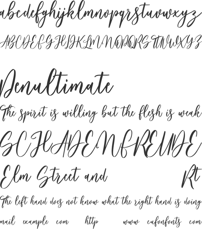 Sunfort Free font preview