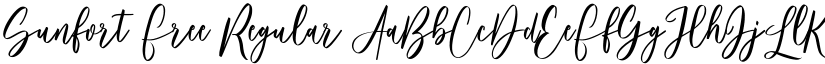Sunfort Free Regular font