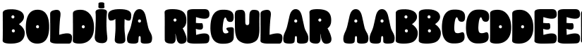 BOLDITA Regular font