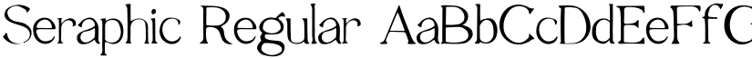 Seraphic Regular font