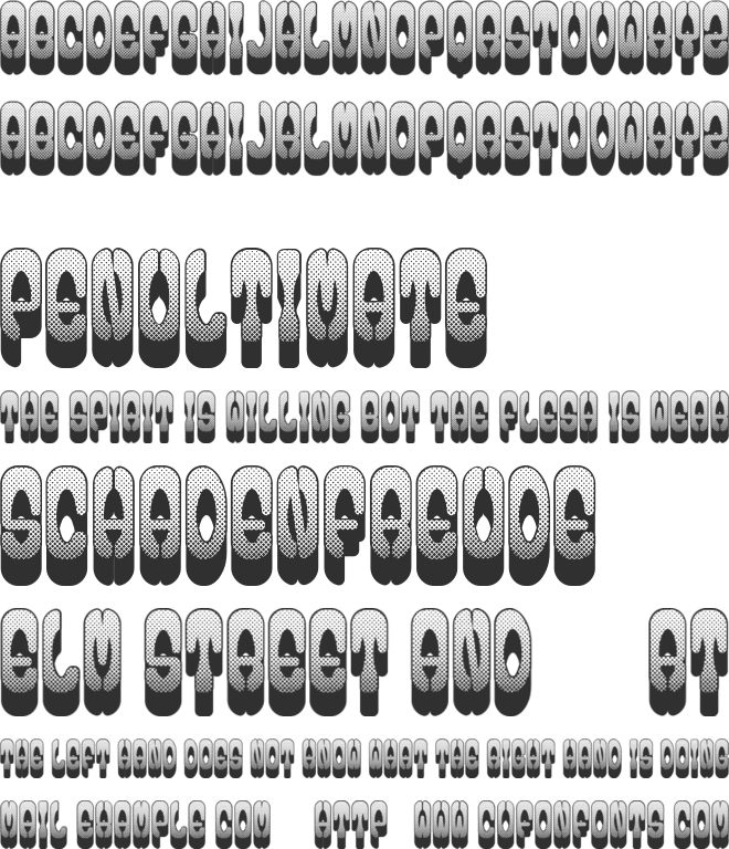 Street Stars font preview