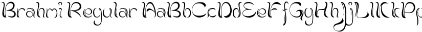 Brahmi Regular font