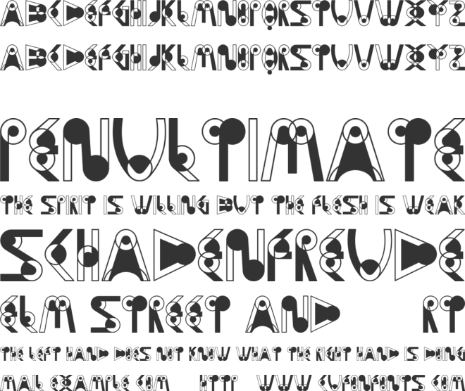 Kikundi font preview
