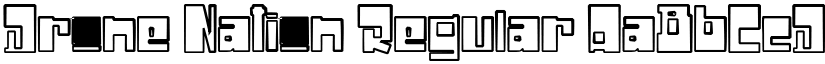 Drone Nation Regular font
