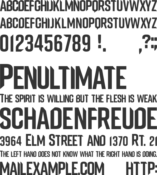 VanFonting font preview