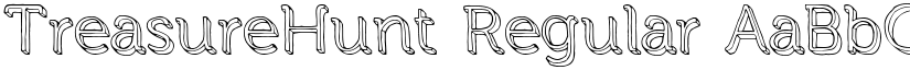 TreasureHunt Regular font