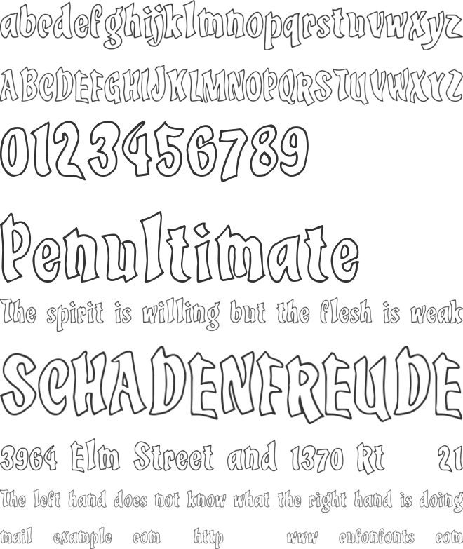 LuckyTricks font preview