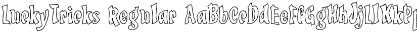 LuckyTricks Regular font