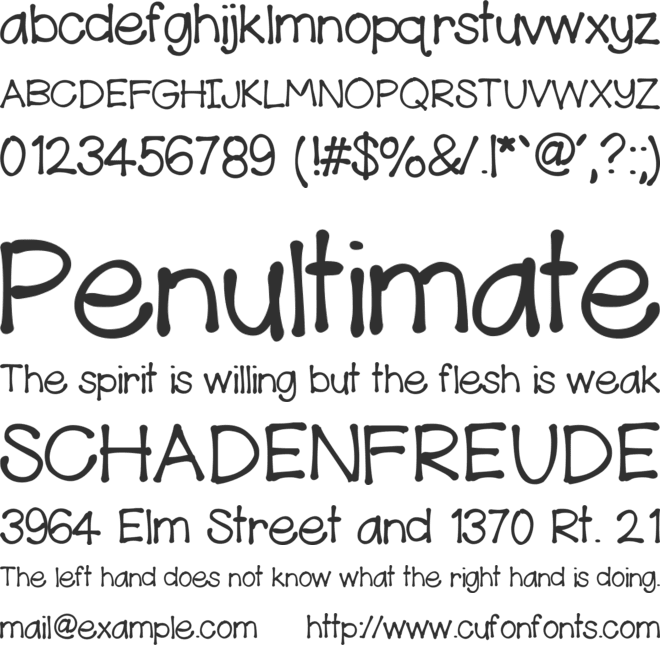 HelloKennedy font preview