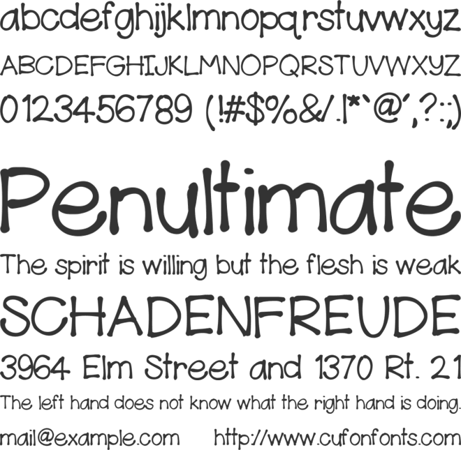 HelloKennedy font preview