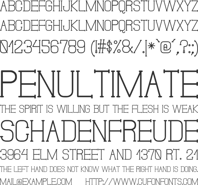 Don Moise St font preview