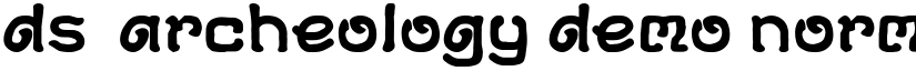 DS-Archeology Demo Normal font