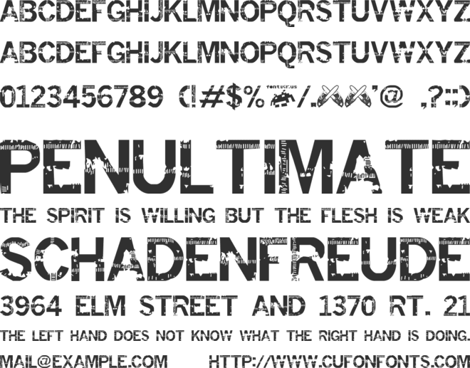 insomnesia font preview