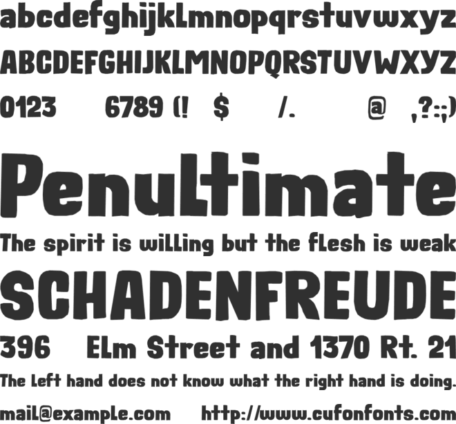 Rough Therapy DEMO font preview