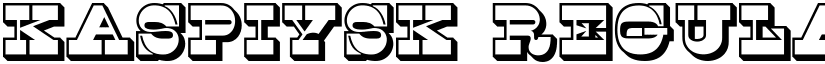 Kaspiysk font download