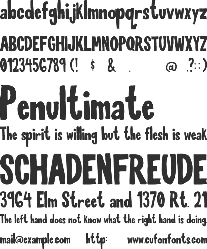 Fun Time with Me font preview